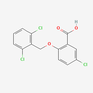 5-Chloro-2-[(2,6-dichlorobenzyl)oxy]benzoic acid
