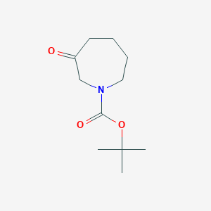 molecular formula C11H19NO3 B1290314 Tert-butyl 3-oxoazepane-1-carboxylate CAS No. 870842-23-2