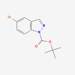 molecular formula C12H13BrN2O2 B1290318 tert-Butyl 5-bromo-1H-indazole-1-carboxylate CAS No. 651780-02-8