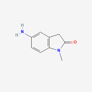 molecular formula C9H10N2O B1290326 5-Amino-1-methyl-2-oxoindoline CAS No. 20870-91-1