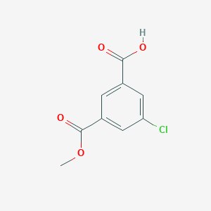molecular formula C9H7ClO4 B129033 3-Chloro-5-(methoxycarbonyl)benzoic acid CAS No. 153203-57-7