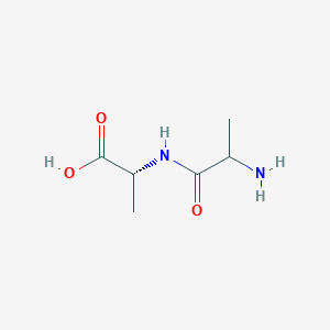 molecular formula C6H12N2O3 B12903365 H-D-Ala-DL-Ala-OH 
