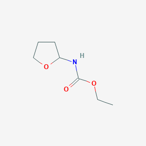 molecular formula C7H13NO3 B12903371 Ethyl oxolan-2-ylcarbamate CAS No. 13267-68-0