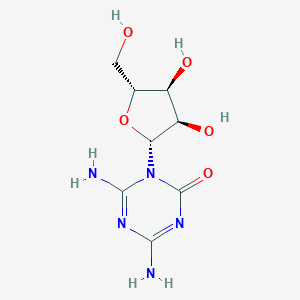molecular formula C8H13N5O5 B129034 6-氨基-5-氮杂胞苷 CAS No. 105331-00-8