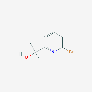 molecular formula C8H10BrNO B1290342 2-(6-Bromopyridin-2-yl)propan-2-ol CAS No. 638218-78-7
