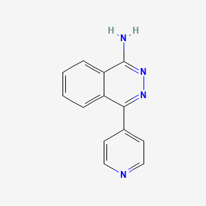 molecular formula C13H10N4 B12903458 4-(Pyridin-4-yl)phthalazin-1-amine CAS No. 139328-94-2