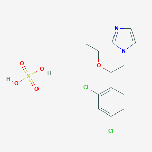 molecular formula C14H16Cl2N2O5S B129035 Imazalil sulfate CAS No. 58594-72-2
