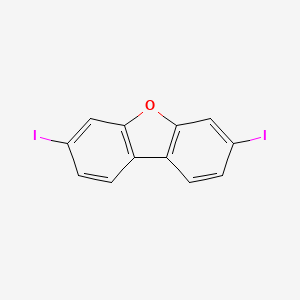 molecular formula C12H6I2O B12903604 3,7-Diiododibenzo[b,d]furan 