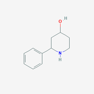 molecular formula C11H15NO B1290368 2-Phenylpiperidin-4-OL CAS No. 850003-14-4