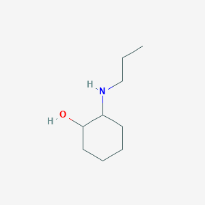molecular formula C9H19NO B12903696 2-(Propylamino)cyclohexan-1-ol CAS No. 66179-67-7