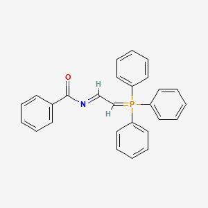 molecular formula C27H22NOP B12903725 N-(2-(Triphenylphosphoranylidene)ethylidene)benzamide CAS No. 138371-13-8