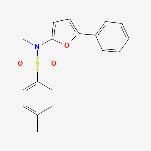 molecular formula C19H19NO3S B12903746 N-Ethyl-4-methyl-N-(5-phenyl-2-furyl)benzenesulfonamide CAS No. 865486-73-3