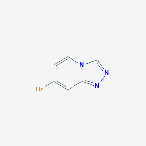 molecular formula C6H4BrN3 B1290378 7-Bromo-[1,2,4]triazolo[4,3-a]pyridine CAS No. 832735-60-1