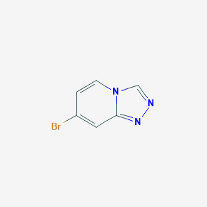 molecular formula C6H4BrN3 B1290378 7-Bromo[1,2,4]triazolo[4,3-a]pyridine CAS No. 832735-60-1