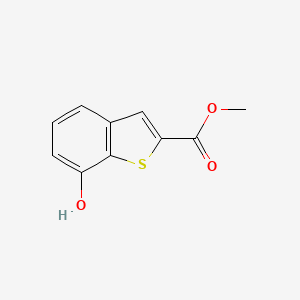 molecular formula C10H8O3S B1290379 7-羟基苯并[b]噻吩-2-甲酸甲酯 CAS No. 761428-40-4