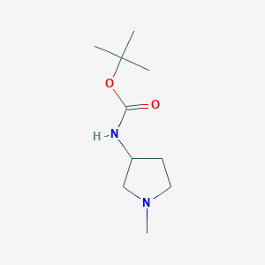 molecular formula C10H20N2O2 B1290382 tert-Butyl (1-methylpyrrolidin-3-yl)carbamate CAS No. 748184-01-2