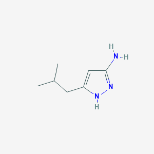 molecular formula C7H13N3 B1290391 5-Isobutyl-1H-pyrazol-3-amine CAS No. 1000896-88-7