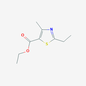 molecular formula C9H13NO2S B1290395 Ethyl 2-ethyl-4-methyl-1,3-thiazole-5-carboxylate CAS No. 354587-62-5