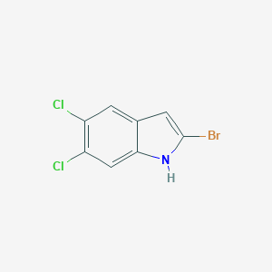 molecular formula C8H4BrCl2N B012904 2-Bromo-5,6-dichloro-1H-indole CAS No. 286949-66-4