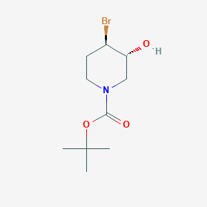 molecular formula C10H18BrNO3 B1290411 N-Boc-trans-4-bromo-3-hydroxypiperidine CAS No. 936250-36-1