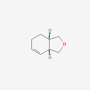 molecular formula C8H12O B12904153 Cis-1,3,3a,4,5,7a-hexahydroisobenzofuran CAS No. 50305-98-1