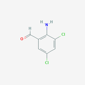 molecular formula C7H5Cl2NO B1290416 2-Amino-3,5-dichlorobenzaldehyde CAS No. 53874-72-9