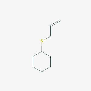 molecular formula C9H16S B12904211 Allyl cyclohexyl sulfide CAS No. 53439-63-7