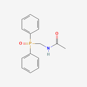 molecular formula C15H16NO2P B12904229 N-((Diphenylphosphoryl)methyl)acetamide CAS No. 111862-96-5