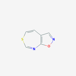 molecular formula C6H4N2OS B12904236 Isoxazolo[5,4-d][1,3]thiazepine CAS No. 27629-49-8