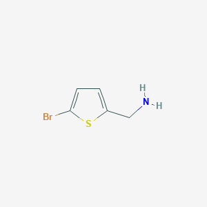 molecular formula C5H6BrNS B1290436 (5-Bromothiophen-2-yl)methanamine CAS No. 612499-04-4