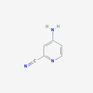 molecular formula C6H5N3 B1290440 4-Aminopyridine-2-carbonitrile CAS No. 98139-15-2