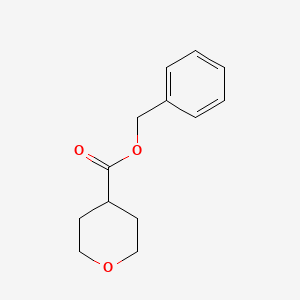molecular formula C13H16O3 B1290441 Benzyl tetrahydro-2H-pyran-4-carboxylate CAS No. 871022-58-1