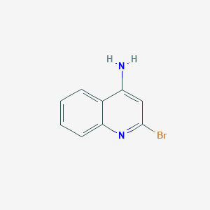 molecular formula C9H7BrN2 B1290442 2-溴喹啉-4-胺 CAS No. 36825-35-1