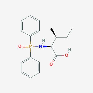molecular formula C18H22NO3P B12904448 N-(Diphenylphosphoryl)-L-isoleucine CAS No. 62056-90-0