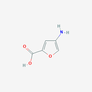 molecular formula C5H5NO3 B12904469 4-Aminofuran-2-Carboxylic Acid 