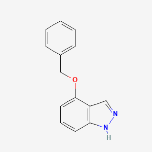 molecular formula C14H12N2O B1290447 4-(Benzyloxy)-1h-indazole CAS No. 850364-08-8
