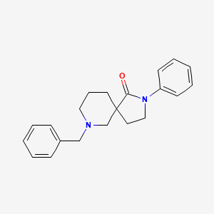 molecular formula C21H24N2O B1290449 7-Benzyl-2-phenyl-2,7-diazaspiro[4.5]decan-1-one CAS No. 852339-03-8