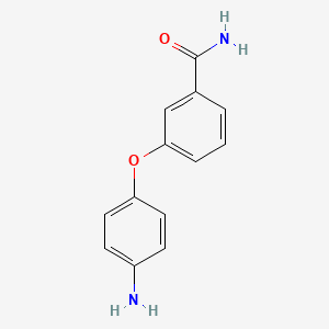 molecular formula C13H12N2O2 B1290453 3-(4-Aminophenoxy)benzamide CAS No. 284462-85-7
