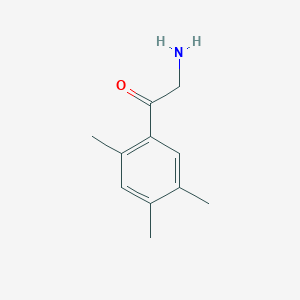 molecular formula C11H15NO B12904615 2-Amino-1-(2,4,5-trimethylphenyl)ethanone CAS No. 69872-38-4
