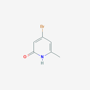 molecular formula C6H6BrNO B1290467 4-Bromo-6-methylpyridin-2-ol CAS No. 865156-59-8