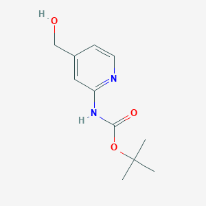 molecular formula C11H16N2O3 B1290473 2-(Boc-amino)-4-(hydroxymethyl)pyridine CAS No. 304873-62-9