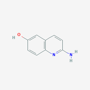 molecular formula C9H8N2O B1290474 2-Aminoquinolin-6-ol CAS No. 90417-15-5