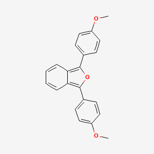 molecular formula C22H18O3 B12904753 1,3-Bis(4-methoxyphenyl)-2-benzofuran CAS No. 6306-97-4