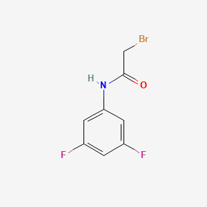 molecular formula C8H6BrF2NO B1290476 2-Bromo-N-(3,5-difluorophenyl)acetamide CAS No. 405937-75-9