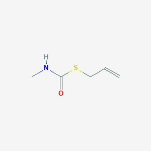 molecular formula C5H9NOS B12904783 S-Prop-2-en-1-yl methylcarbamothioate CAS No. 62604-10-8