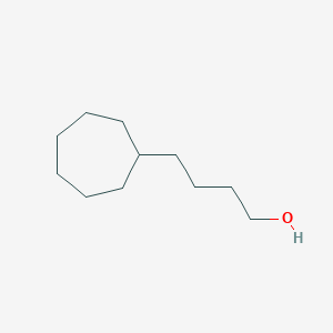 molecular formula C11H22O B12904841 4-Cycloheptylbutan-1-OL CAS No. 92675-21-3