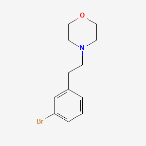 molecular formula C12H16BrNO B1290485 4-(3-Bromophenethyl)morpholine CAS No. 364793-86-2
