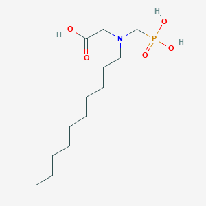 molecular formula C13H28NO5P B12904923 N-Decyl-N-(phosphonomethyl)glycine CAS No. 92836-90-3