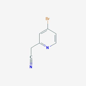 molecular formula C7H5BrN2 B1290493 2-(4-Bromopyridin-2-YL)acetonitrile CAS No. 312325-73-8