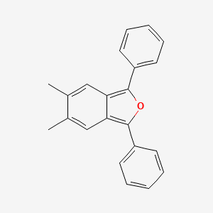 molecular formula C22H18O B12904982 5,6-Dimethyl-1,3-diphenyl-2-benzofuran CAS No. 27720-47-4